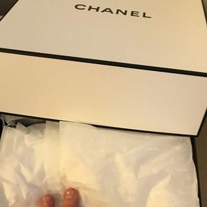 Chanel box tissue paper and dust bag